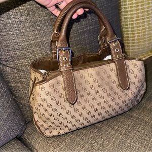 DOONEY & BOURKE vintage monogram canvas purse